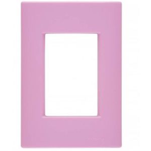 Placa Giz 3 Postos 4X2 Rosa - 57200/059 - TRAMONTINA