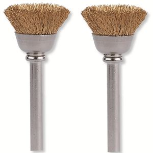 Escova De Latão de 12,7mm para Limpeza sem Risco 1/2"" 2 Unidades 536 - 26150536AB000 - DREMEL