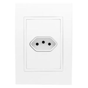 Conjunto Tomada 4x2 10A Horizontal - RVB -1000/29 - RAVENNA