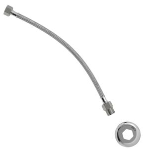 Ligação Flexível Malha de Aço 40cm Cromado - 4607.C.040 - DECA