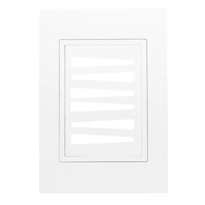 Placa 4x2 6 Interruptor Branco - RVB-1300/191 - RAVENNA