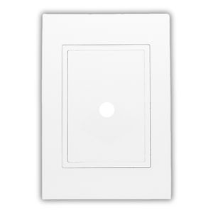 Placa 4x2"" Saída de Fio com Suporte Branco - RVB-1300/43 - RAVENNA