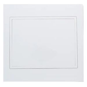 Placa 4x4 Cega com Suporte Branco - RVB-1300/44 - RAVENNA