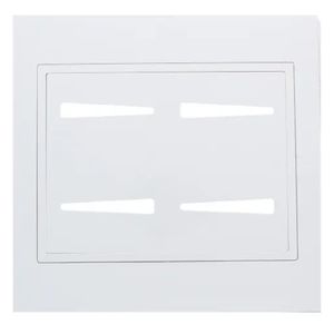 Placa 4 Interruptores 4x4 com Suporte - RVB-1300/56 - RAVENNA