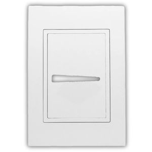 Placa 4x2 1 Interruptor Horizontal com Suporte - RVB-1300/63 - RAVENNA