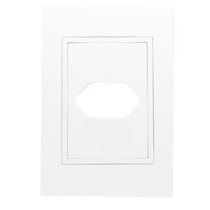Placa 4x2 1 Tomada Horizontal com Suporte - RVB-1300/67 - RAVENNA