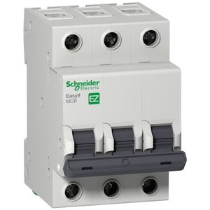 Disjuntor Easy9 3P com Curva C de 25 Ampères e 400 Volts - EZ9F33325 - SCHNEIDER