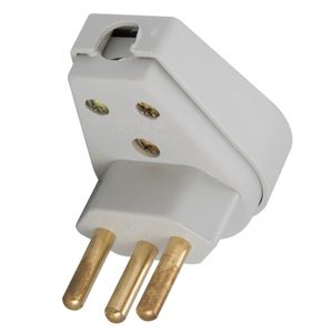 PLUGUE ANGULAR 2P+T 20A 250V PRETO TRAMONTINA