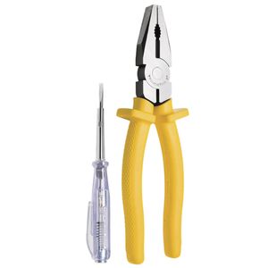 Kit de Alicate Universal 8"" + Chave Teste 1/8 x 3"" - 43408157 - TRAMONTINA