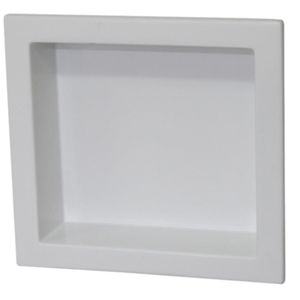 Nicho Sintético Porta Shampoo 37x35cm Branco - 110030958 - CORSO