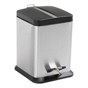 Lixeira Quadrada Jaspe 6 Litros - 8232 - MOR