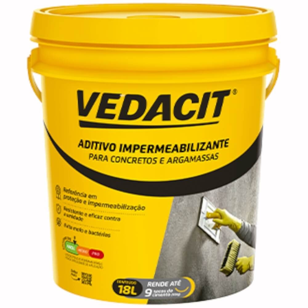 Imagem do produto Impermeabilizante Vedacit 18 Kilos - 110015 - VEDACIT