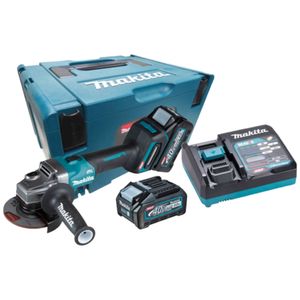 Esmerilhadeira Angular 115mm com Carregador e 2 Baterias + Maleta - GA007GM201-220V - MAKITA