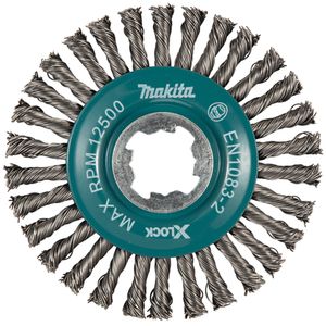 Escova Circular de Aço Inox Tipo 2 Trançado 115mm X-Lock - D-73411 - MAKITA