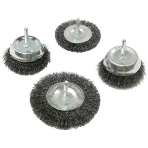 Conjunto Com 4 Escovas De Aço Para Furadeira - D-65729 - MAKITA
