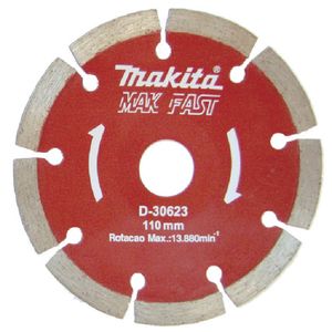 Disco Diamantado Côncavo Segmentado para Mármore e Granito 4.1/2"" 110mm - D-30623 - MAKITA