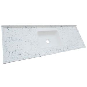 Pia Granitada Pré-Moldada 120x53cm Soft Branco - N110030962 - CORSO