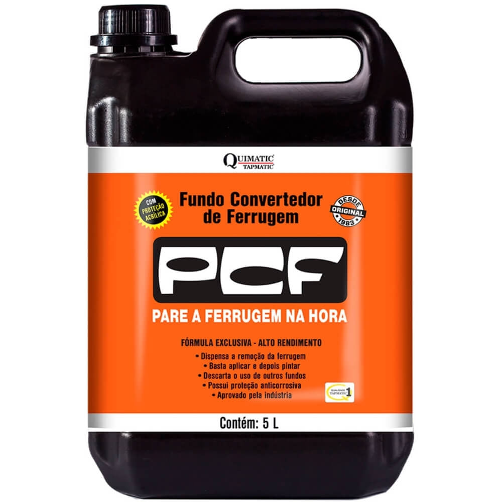 Imagem do produto Fundo Convertedor de Ferrugem PCF 5 Litros - DD4 - TAPMATIC