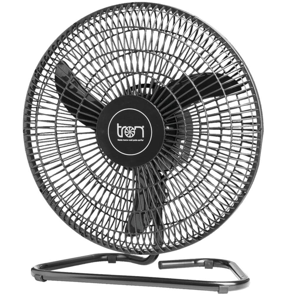 Imagem do produto Ventilador Oscilante de Mesa Preto com Grade PP 50cm - 51.01-1109 - TRON