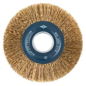 Escova de Aço Latonado 6 x 5/8"" - 7246 - BRASFORT