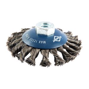 Escova de Aço Côncava Trançada 3 x M14 x 1/2"" - 7254 - BRASFORT