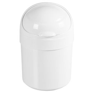 Cesto com Tampa Basculante 21cmX32,5cm Branco - CT5/BR1 - ASTRA