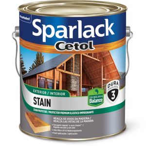 Cetol Sparlack Stain Balance Efeito Natural Acetinado 3,6 Litros - 5203169 - SPARLACK