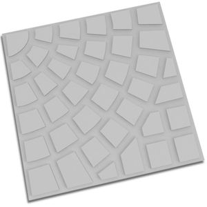 Piso Firenze Cinza 30,4x30,4cm Amarrado com 5 Peças 0,46m² - ARTESANAL