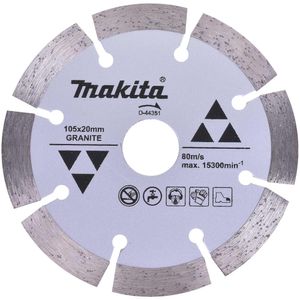 Disco Diamantado para Granito 105x10x20mm - D-44351 - MAKITA