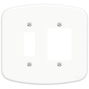 Placa Espelho 4"" x 4"" F13 Blanc - 0949 - FAME