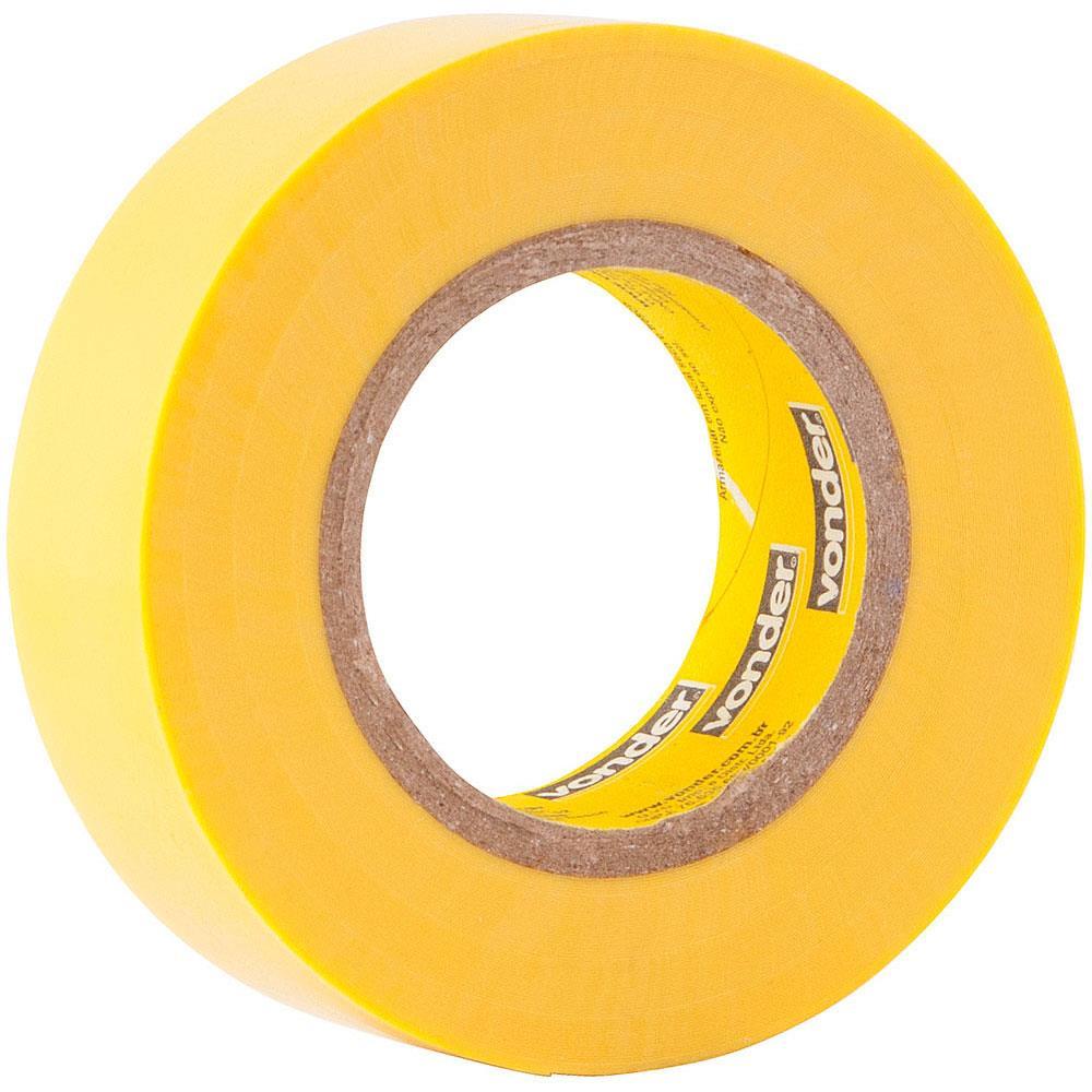 Imagem do produto Fita Isolante Amarela 19mm x 10 Mts - 11.37.191.001 - VONDER