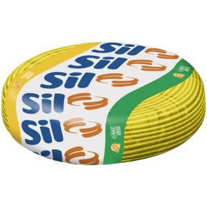 Cabo Flexsil de Cobre 2,50mm 750 Volts Amarelo 100 Metros - 00003.018.007.1.06 - SIL