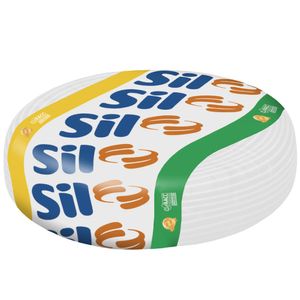 Cabo Flexsil de Cobre 4mm 750 Volts Branco com 100 Metros - 3.019 BR - SIL