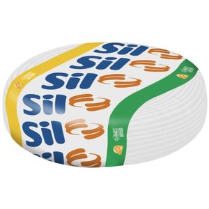 Cabo Flexsil de Cobre 16mm 750 Volts Branco com 100 Metros - 3.022 BR - SIL