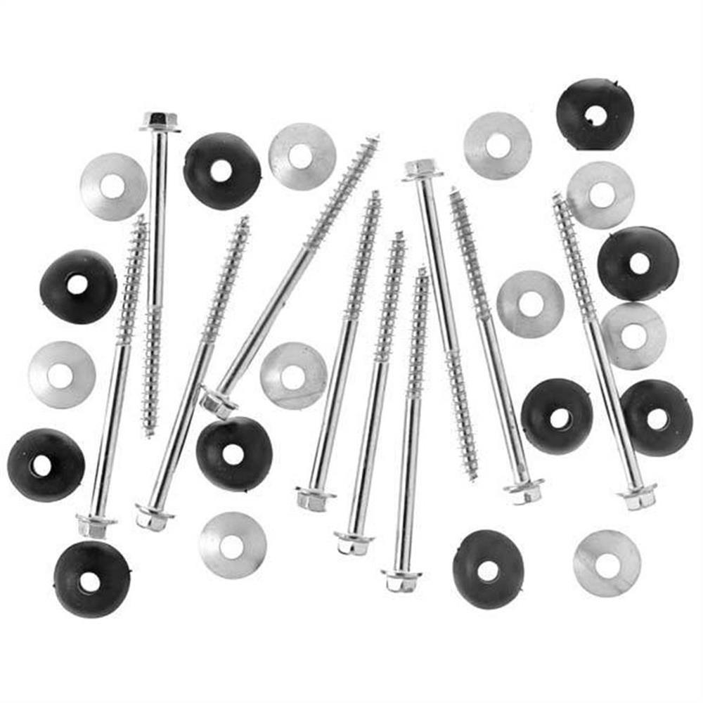 Imagem do produto Kit Parafuso para Telha 5/16 x 110 mm 10 peças com 2 arruelas - 6003 - URGENFIX