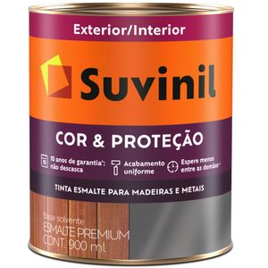 Tinta Esmalte Sintético Cor e Proteção Brilhante para Madeira e Metal 900ml Colorado - 53378988 - SUVINIL