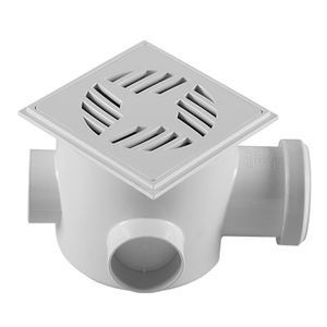 Caixa Sifonada Quadrada 3 Entradas branca 10cmx9cm - CS131/V - ASTRA
