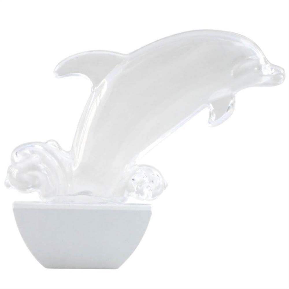 Imagem do produto Abajour Luz Noturna Led Golfinho 127 Volts Azul - 8667 - BRASFORT