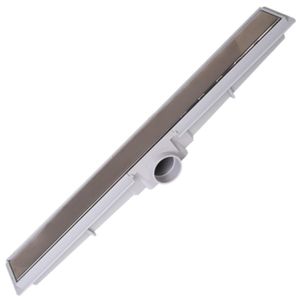 Ralo Linear com Grelha em Inox Luxo 5cm x 50cm - 1445 - ESTRELA
