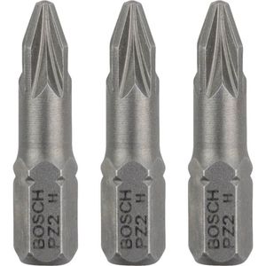 Bits Pozidrive Extra Hard PZ2 25mm 3 Unidades - 2607001558000 - BOSCH