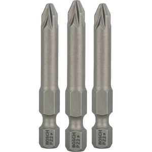 Jogo de Pontas Extra Hard PZ2 3 Peças - 2607001577 - BOSCH