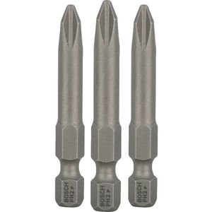 Jogo de Pontas Extra Hard PH2 3 Peças - 2607001528 - BOSCH