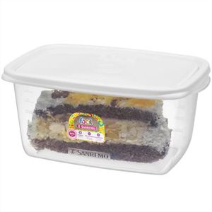 Pote Retangular Cores Sortidas 1400ml - 185/6 - SANREMO