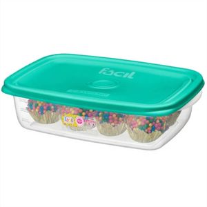 Pote Retangular Cores Sortidas 785ml - 165/6 - SANREMO