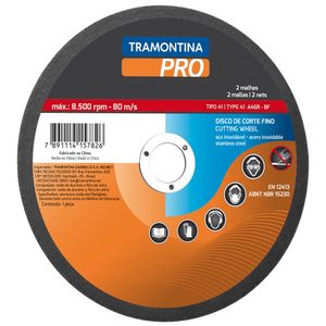 Disco de Corte Fino para Aço Inox com 4.1/2"" Polegadas - 45103004 - TRAMONTINA