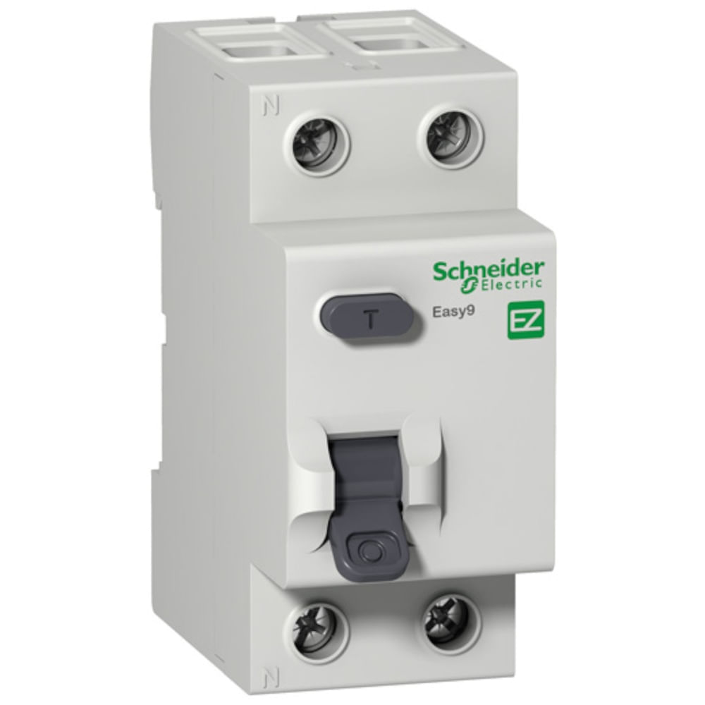 Imagem do produto Interruptor Diferencial Residual Easy9 2 Pólos 30mA 63 Amperes - EZ9R33263 - SCHNEIDER