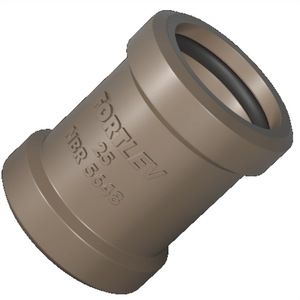 Luva Correr para Tubo Soldavel 25mm - 10180251 - FORTLEV