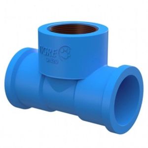 Tê de Redução Soldável com Bucha de Latão 90° Graus 25x1/2"" - 35308369 - TIGRE