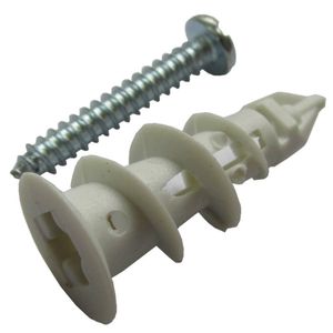 Bucha Auto-Atarraxante para Drywall com 02 Peças - BAT042 - FOXMIX