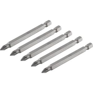 Bits Pozidrive com Encaixe de 1/4"" e Ponta nº 1 com 5 Peças - VONDER